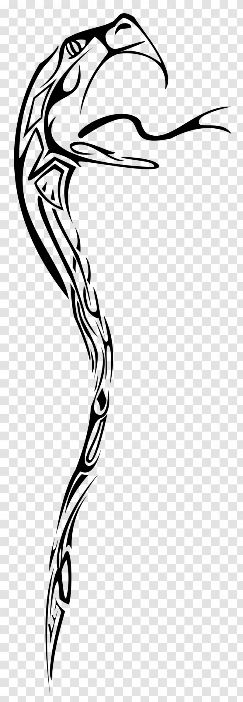 Line Art Drawing Tattoo - Fictional Character - Tribal Transparent PNG