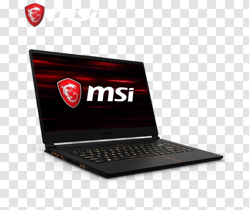 MSI GS65 Stealth THIN-050 15.6 Inch Intel Core I7-8750H 2.2GHz/ 16GB D Laptop GeForce - Computer Transparent PNG