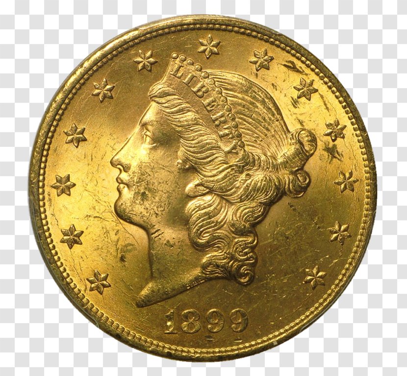 Gold Coin Double Eagle Transparent PNG