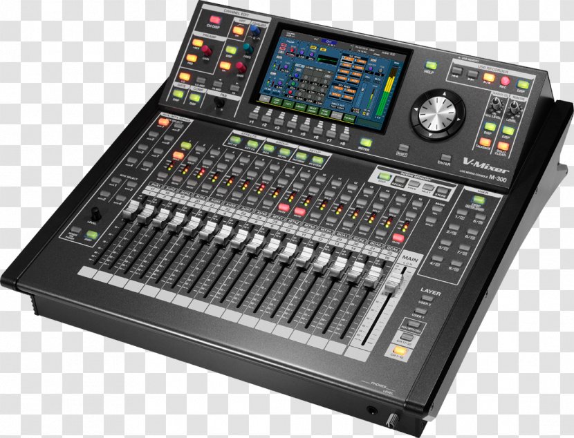Audio Mixers Digital Mixing Console Roland M-300 Corporation - Equipment - Professional Transparent PNG