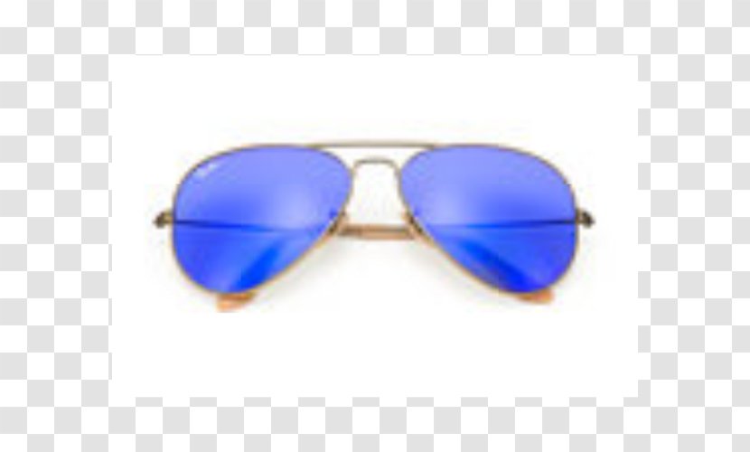 Aviator Sunglasses Blue Ray-Ban - Mirrored Transparent PNG