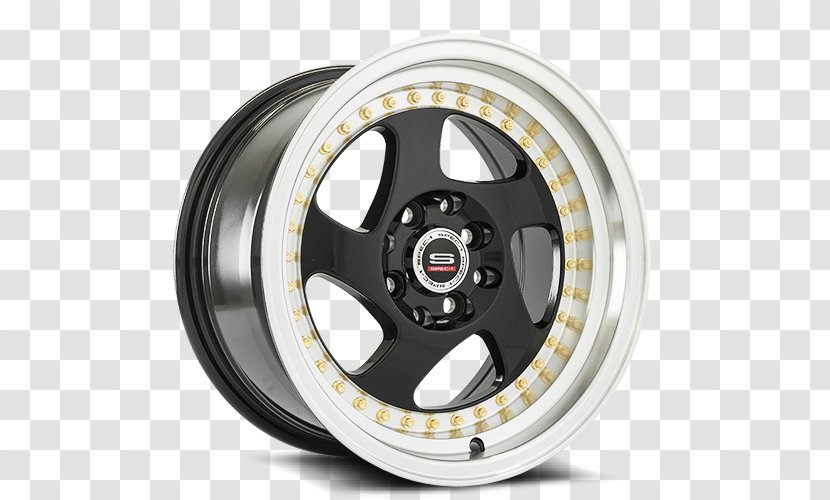 Alloy Wheel Car Gold Tire - Automotive Design Transparent PNG