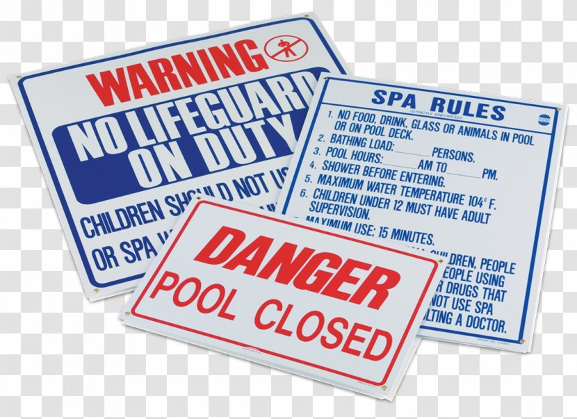 Swimming Pool Cover Letter Service Lifeguard - Safety - Salon Signage Transparent PNG
