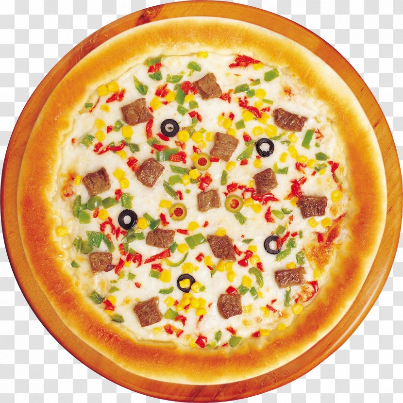 Pizza Bacon - European Food - Image Transparent PNG