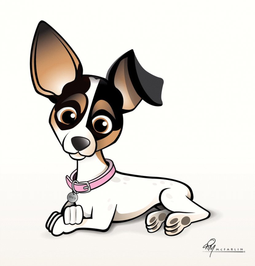 Jack Russell Terrier Chihuahua Puppy Cartoon Clip Art - Carnivoran - Animated Dogs Transparent PNG