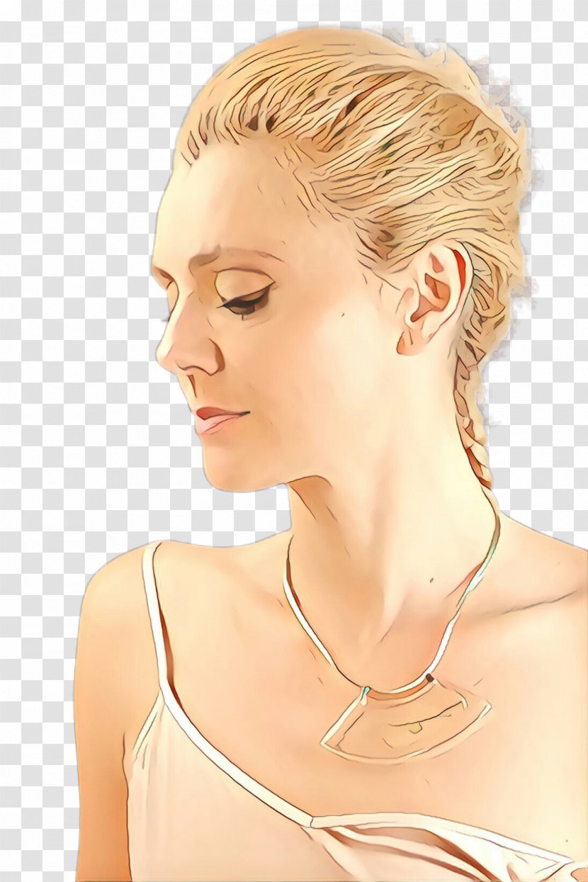 Face Hair Skin Chin Blond - Head Neck Transparent PNG