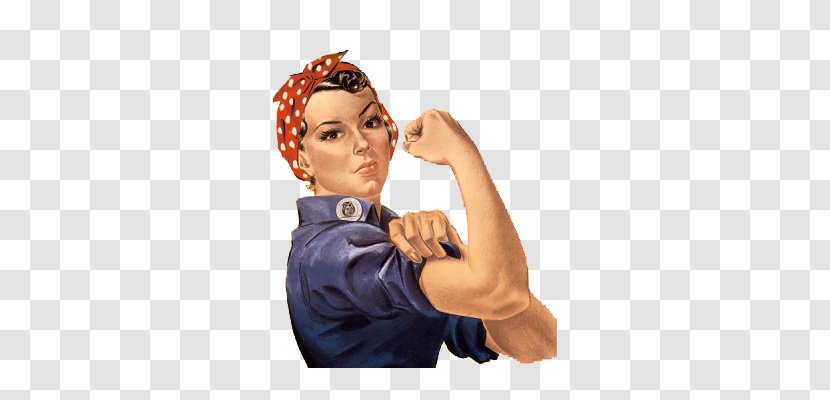 Geraldine Doyle United States We Can Do It! Second World War Rosie The Riveter - Professional - American Retro Women Transparent PNG