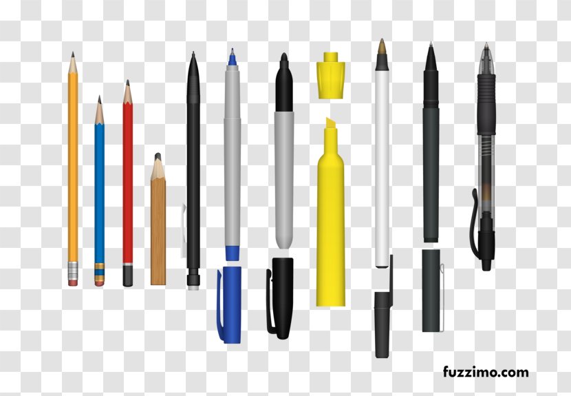 Pencil - Handwriting - All Kinds Of Pens Transparent PNG