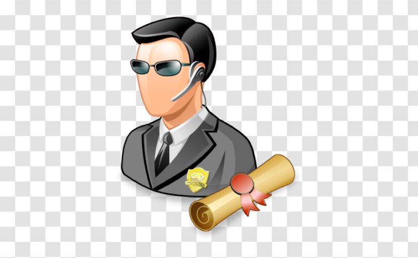 Security Guard Bodyguard Police Officer - Microphone - Professional Transparent PNG