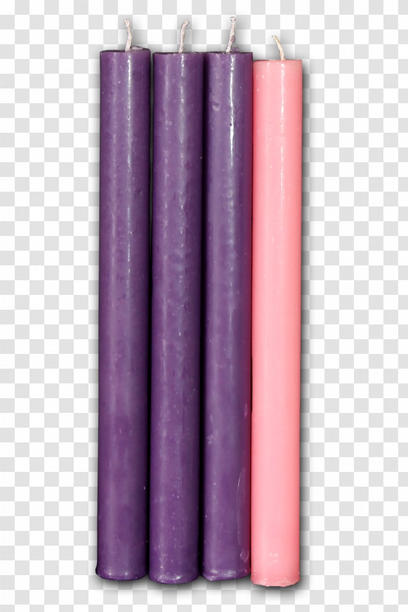 Purple Violet Magenta - Church Candles Transparent PNG