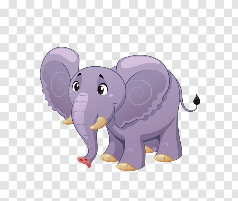 Cartoon Animal Clip Art - Elephant Transparent PNG