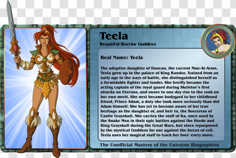 He-Man Teela Masters Of The Universe Character Eternia - Fictional - Mumm-Ra Transparent PNG