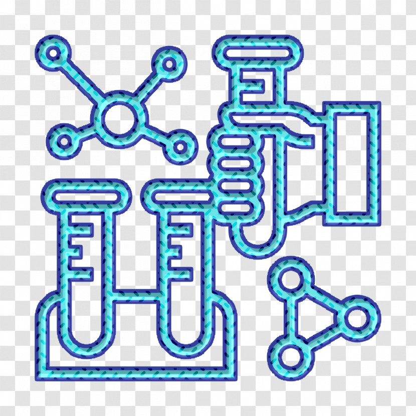 Bioengineering Icon Molecular Icon Research Icon Transparent PNG