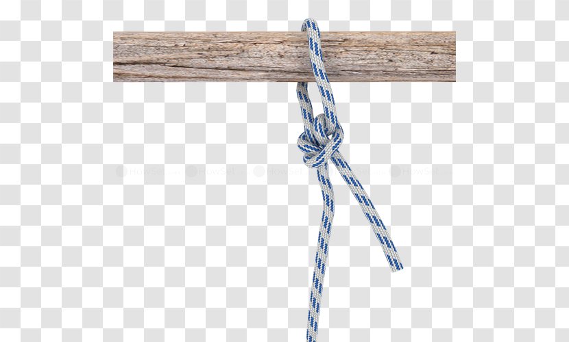 The Ashley Book Of Knots Rope Buntline Hitch Half - Two Halfhitches - Turn Around Transparent PNG