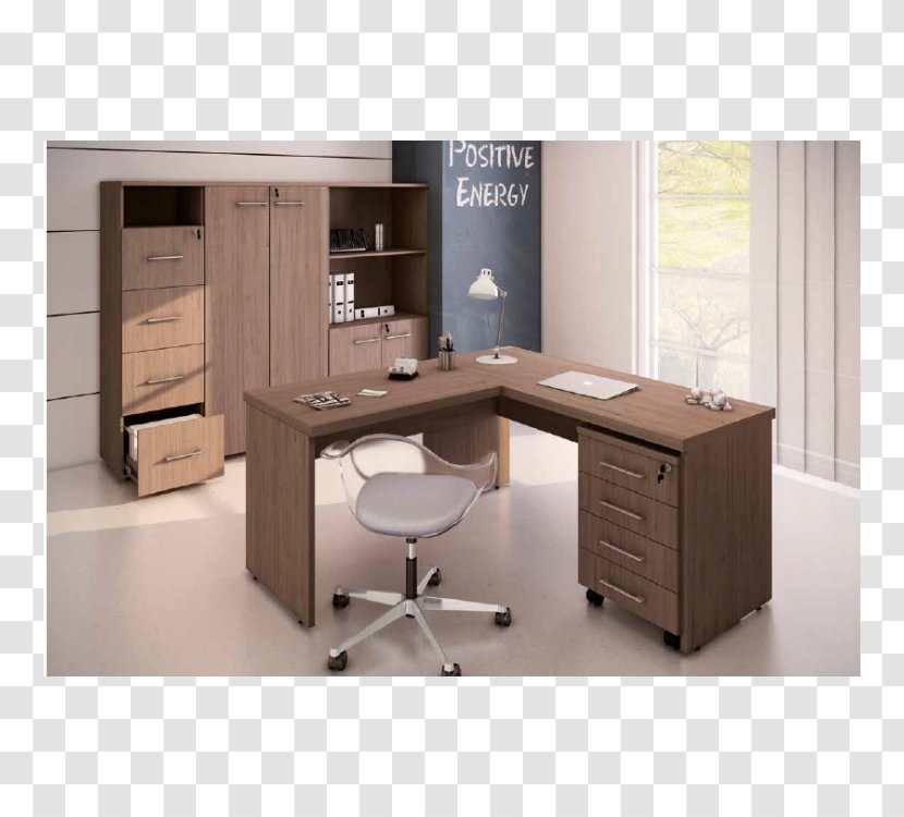 Table Desk Office Drawer Armoires & Wardrobes - Executive Transparent PNG
