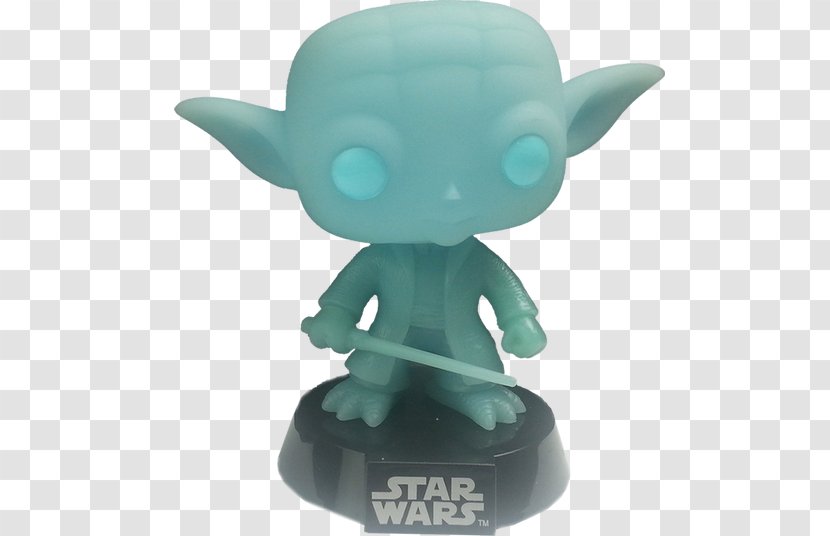 Yoda Luke Skywalker Funko Bobblehead Action & Toy Figures - Lightsaber Transparent PNG