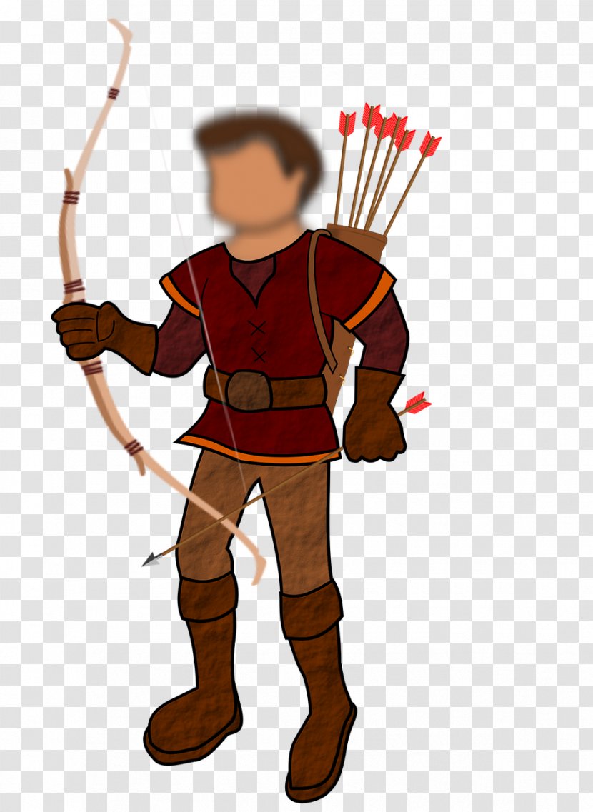 Archery Bow And Arrow Shooting - Fictional Character - Shooter Photos Transparent PNG