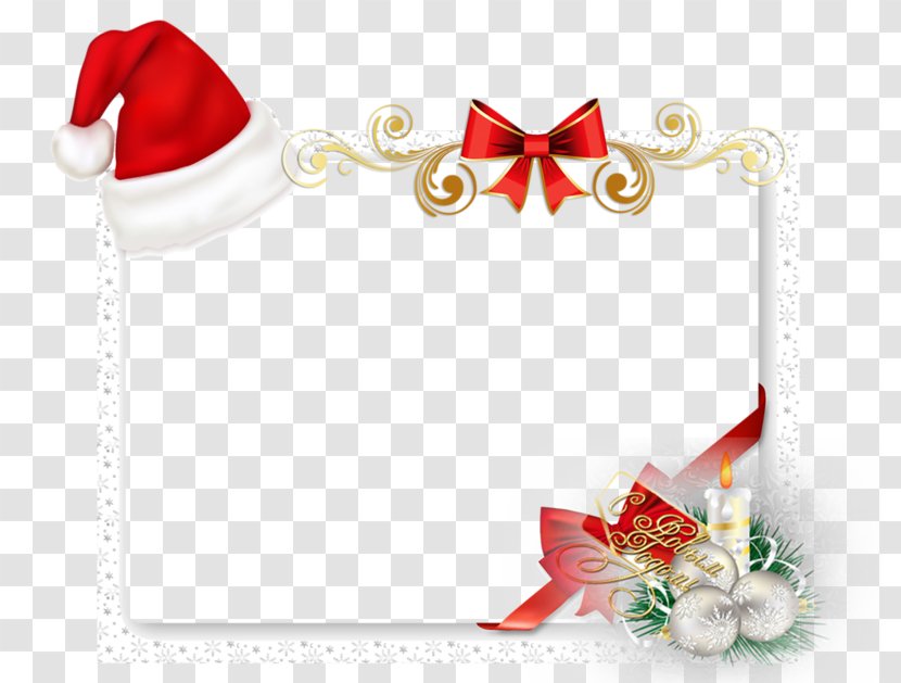 Picture Frames New Year Christmas Card - 2018 Transparent PNG