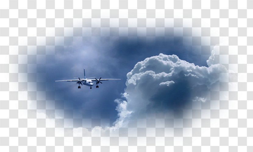 Airplane Desktop Wallpaper Ultra-high-definition Television Cloud - 4k Resolution - Sky Aircraft Transparent PNG