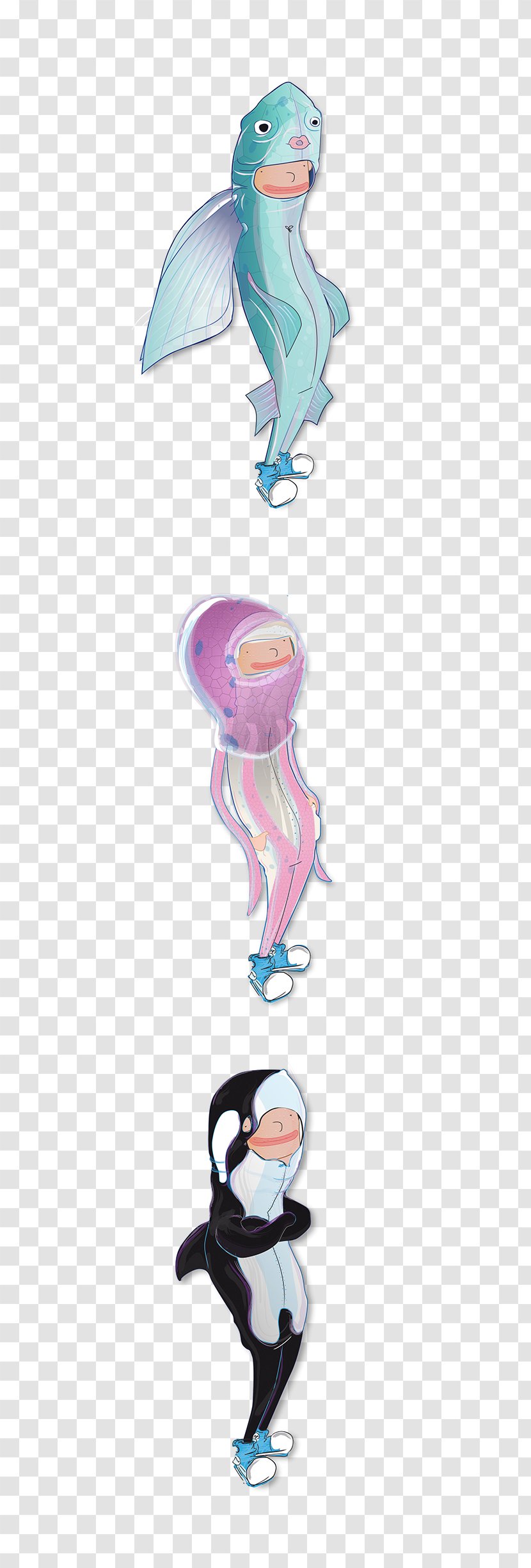 Disguise Cartoon Sailor - Mythical Creature - Legendary Transparent PNG