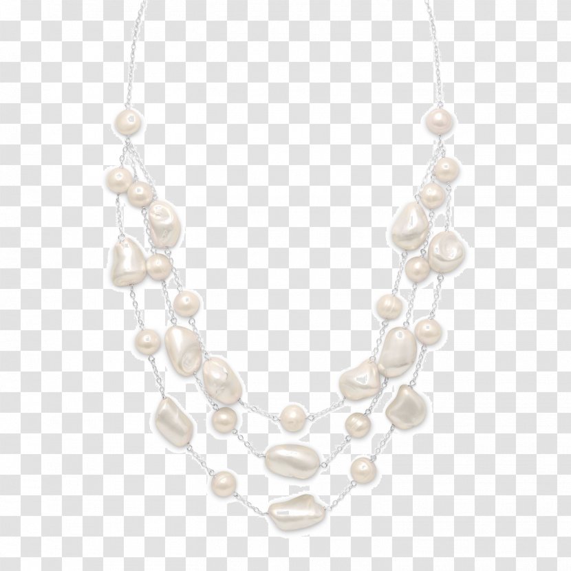 Cultured Freshwater Pearls Pearl Necklace Jewellery - Cubic Zirconia Transparent PNG