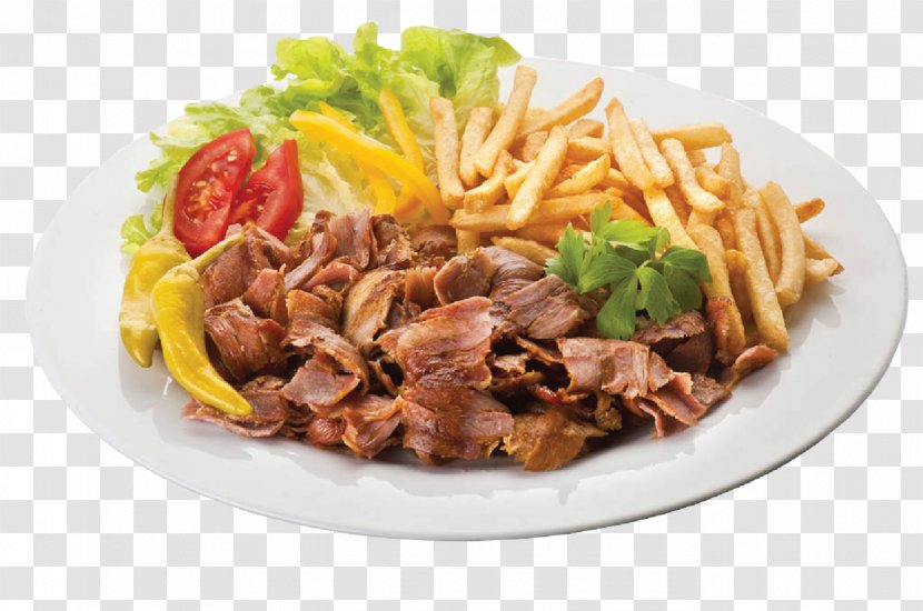 Doner Kebab Pizza Fast Food French Fries - Side Dish Transparent PNG