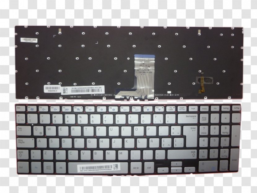 Computer Keyboard Laptop Hewlett-Packard Apple Backlight - Technology - Repuestos Transparent PNG