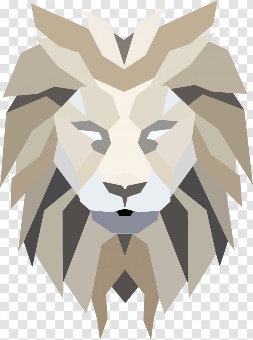 Lion Felidae Clip Art - Cat Like Mammal - Face Transparent PNG