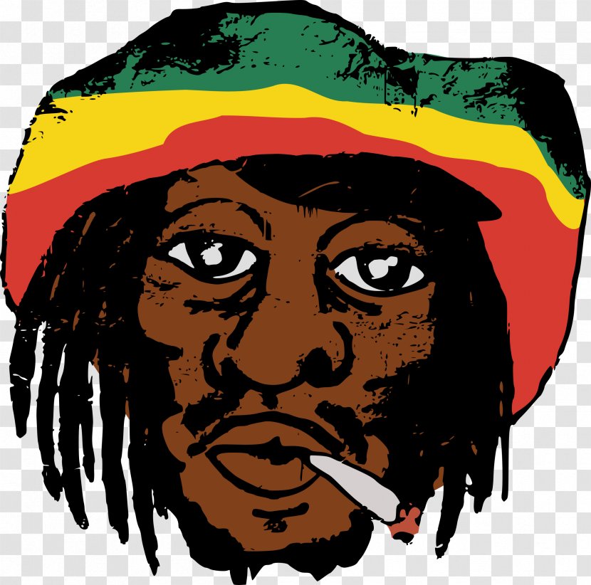 Cannabis Joint Clip Art - Frame - Bob Marley Transparent PNG