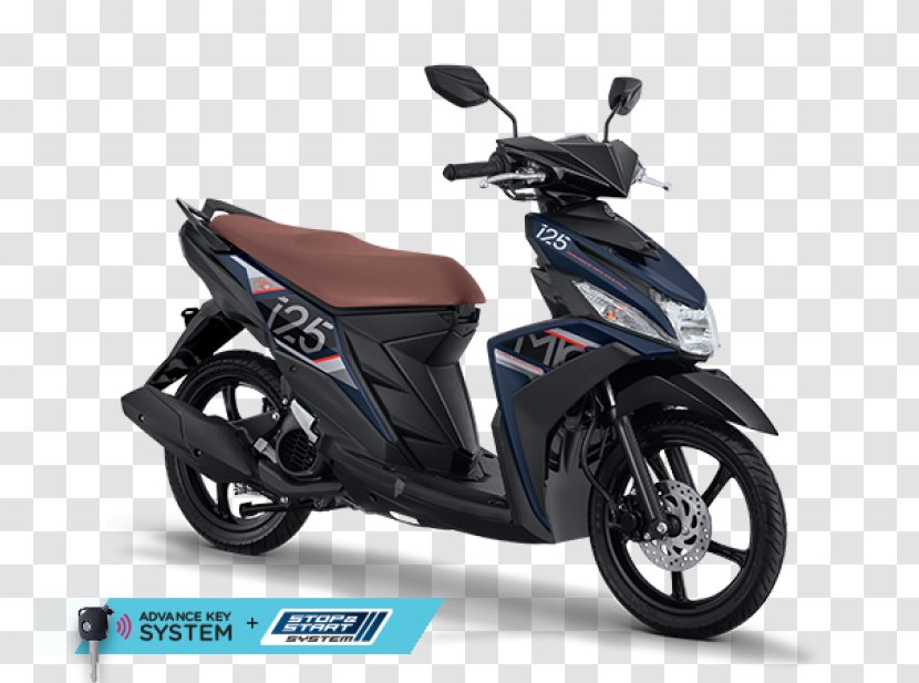 Yamaha Mio M3 125 Scooter Motorcycle PT. Indonesia Motor Manufacturing - Driving Transparent PNG