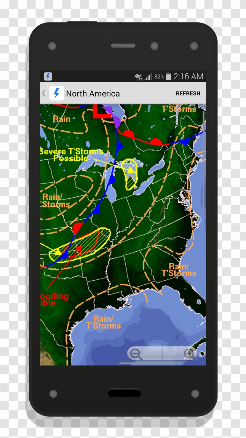 Weather Forecasting National Service Prediction Center Map - Multimedia Transparent PNG