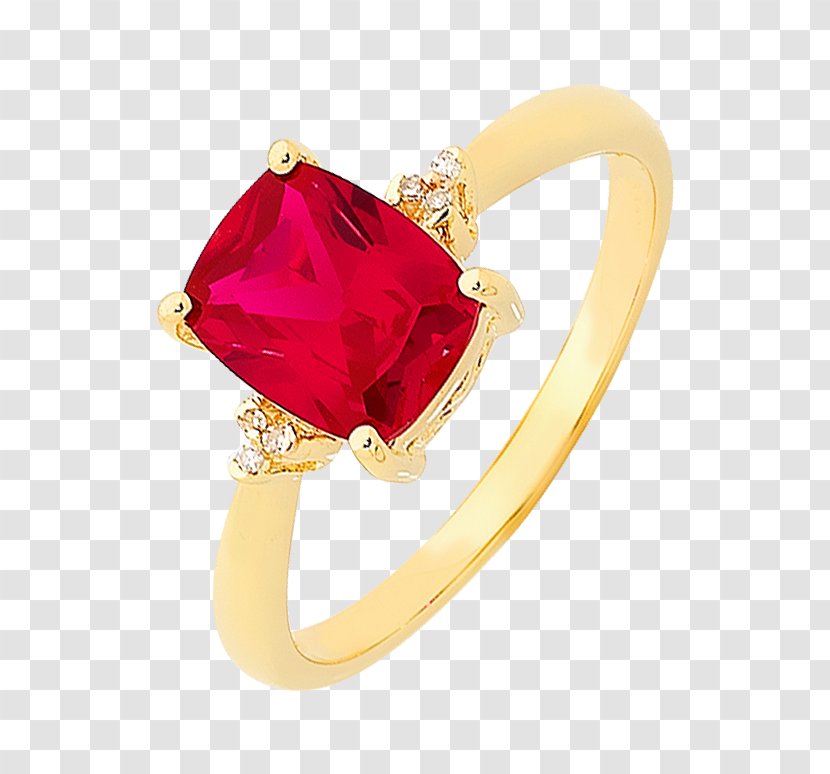 Ruby Body Jewellery Diamond Maroon - Jewelry Transparent PNG