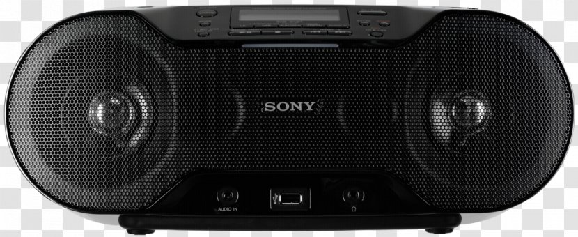 Boombox Sony ZS-RS70BTB DAB+ Radio/CD AUX Corporation Compact Disc - Mobile - Bluetooth Transparent PNG