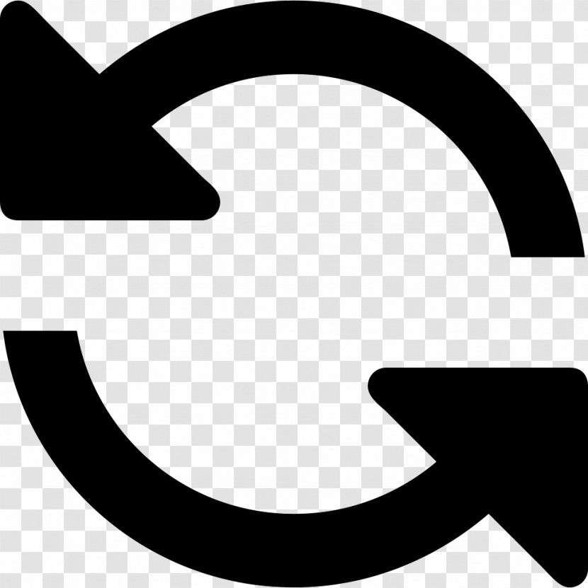 Clockwise Rotation Arrow Symbol Logo - Monochrome Photography Transparent PNG