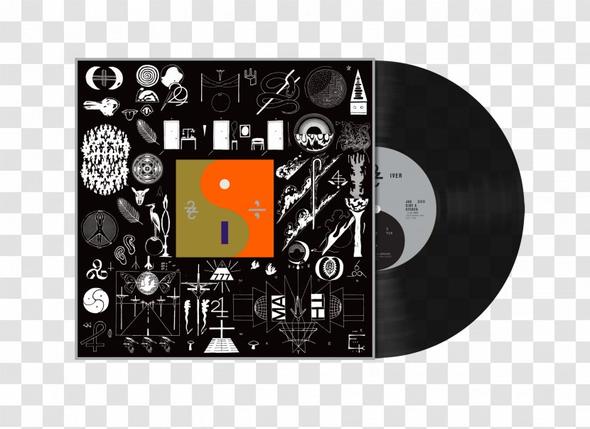 22, A Million Bon Iver, Iver Album Phonograph Record - Frame - Environmental Design Transparent PNG