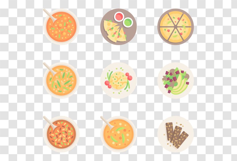 Food - Orange - Plates Transparent PNG