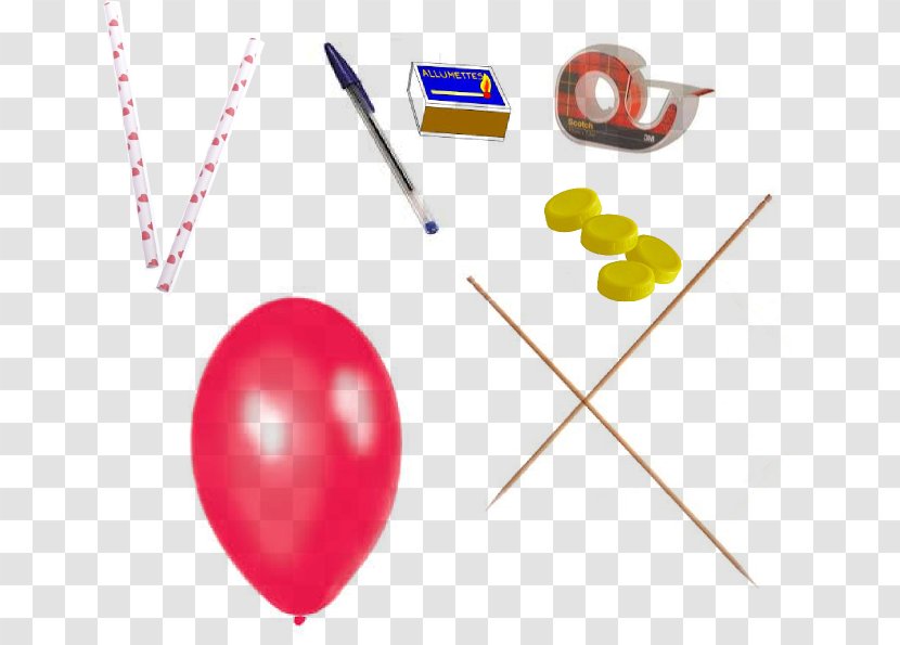 Balloon Line - Drinking Straw Transparent PNG