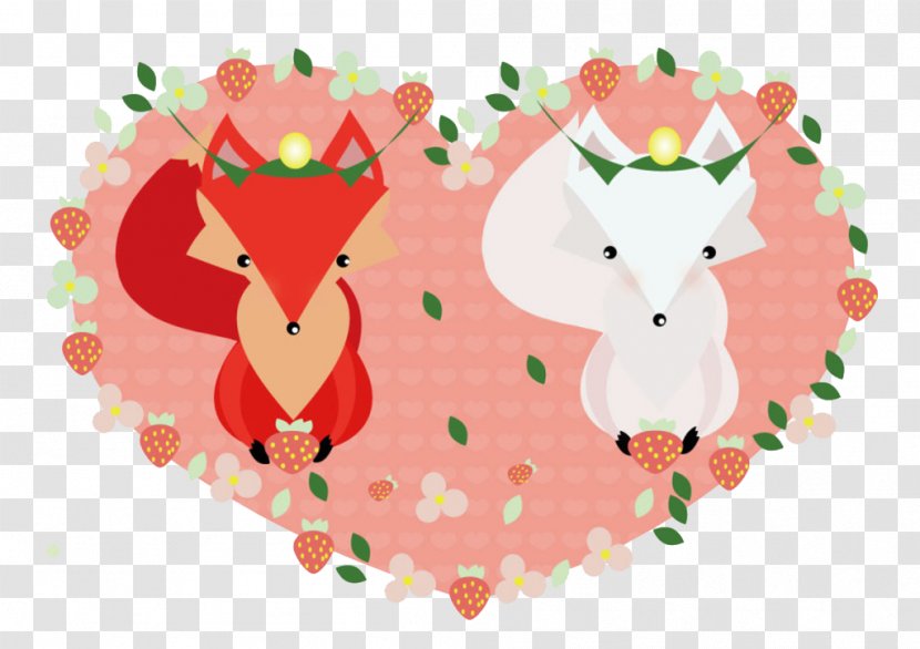 Arctic Fox Illustration - Tree - Married White And Red Transparent PNG
