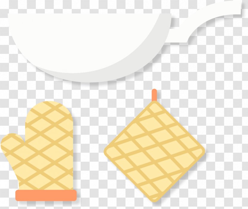 Ice Cream Cone Waffle Wafer - Food - Vector Kitchen Transparent PNG