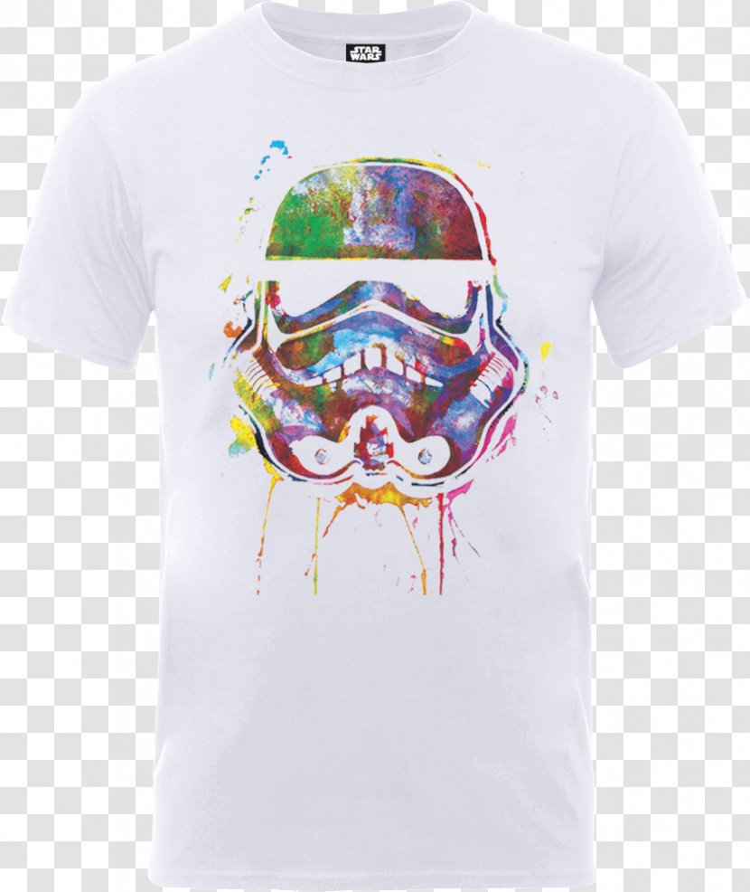 T-shirt Stormtrooper Anakin Skywalker Star Wars - Skull - Buy Off White Sweater Transparent PNG