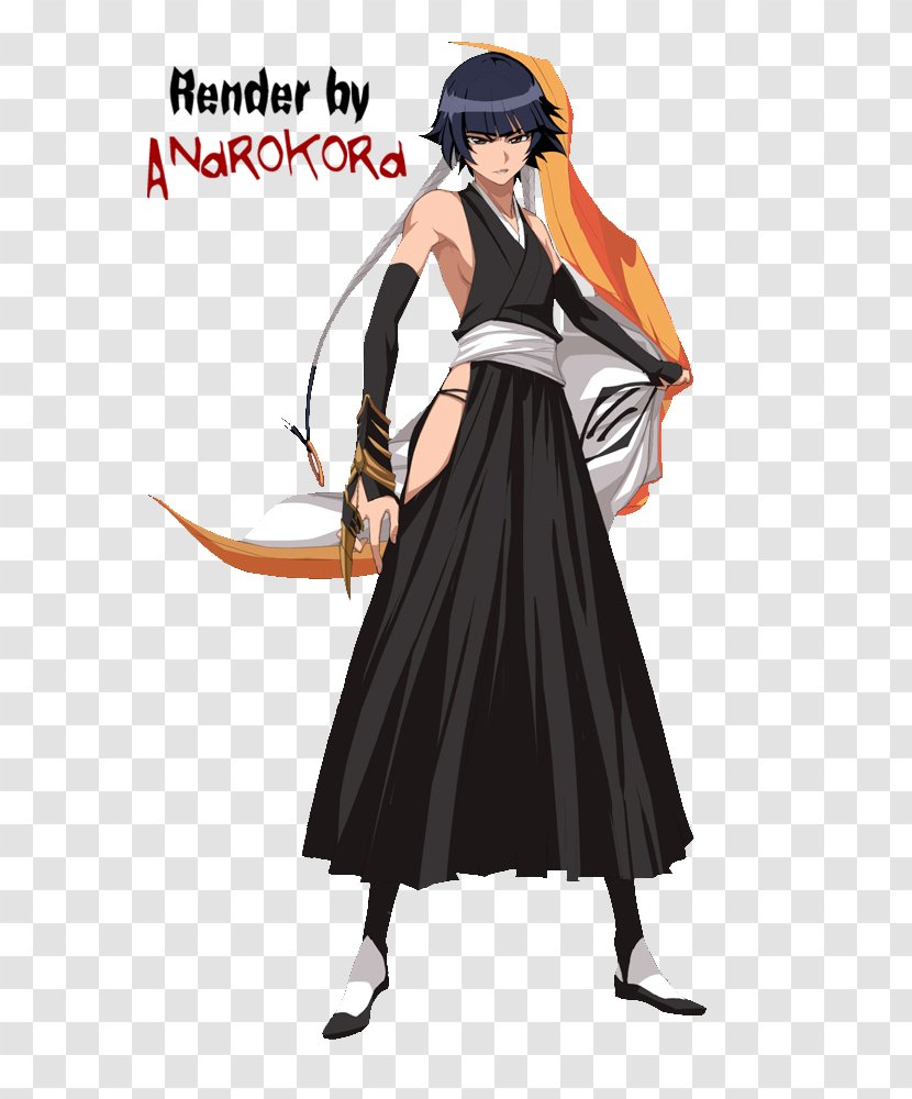 Soifon Costume Cosplay Bleach Clothing - Watercolor - Soi Fon Transparent PNG