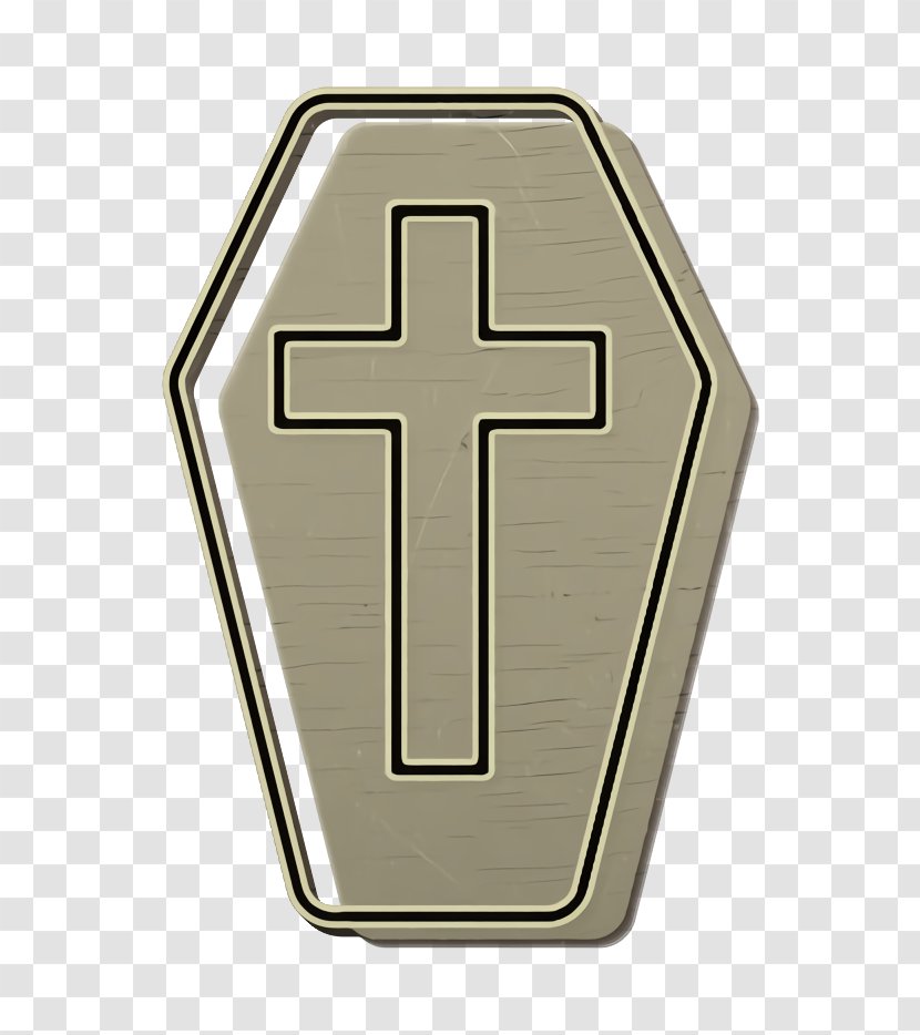 Coffin Icon Cross Dead - Metal Transparent PNG