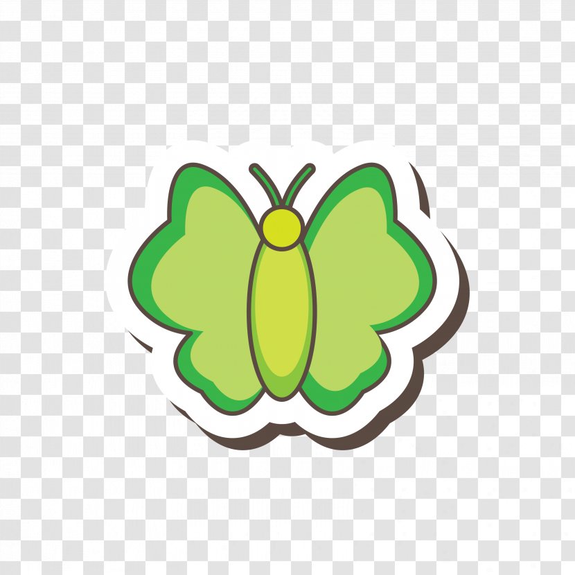 Butterfly Vecteur Clip Art - Moths And Butterflies - Green Transparent PNG