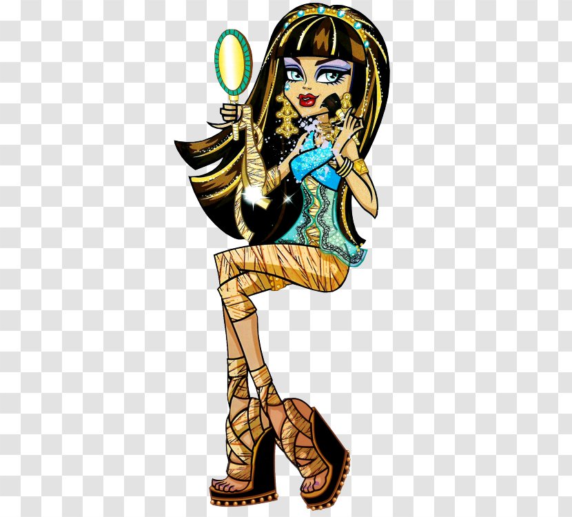 Monster High Cleo De Nile Doll Toy - Mythical Creature Transparent PNG