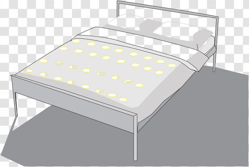 Bed Frame E-textiles Light Mattress - Textile Transparent PNG