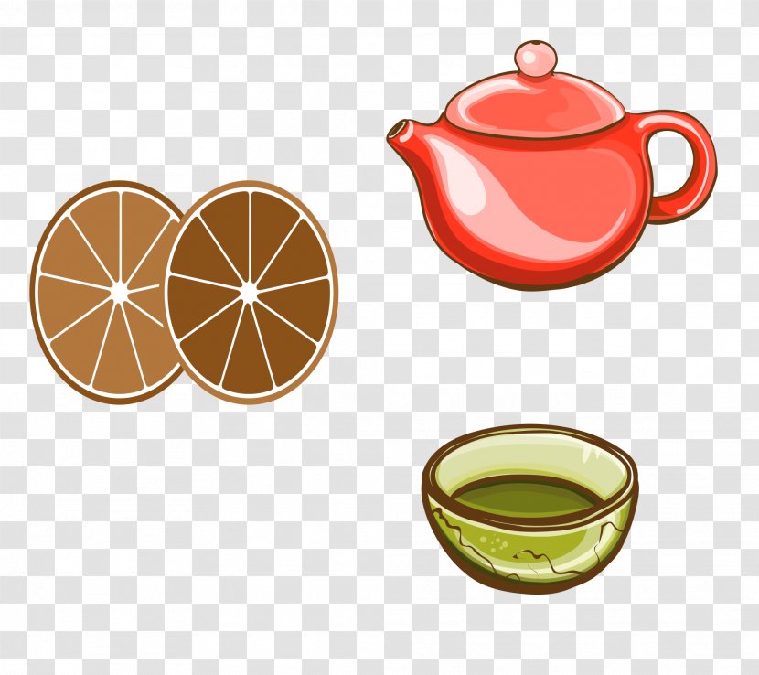 Teapot Teacup Vector Graphics - Tea - Color Sketch Transparent PNG