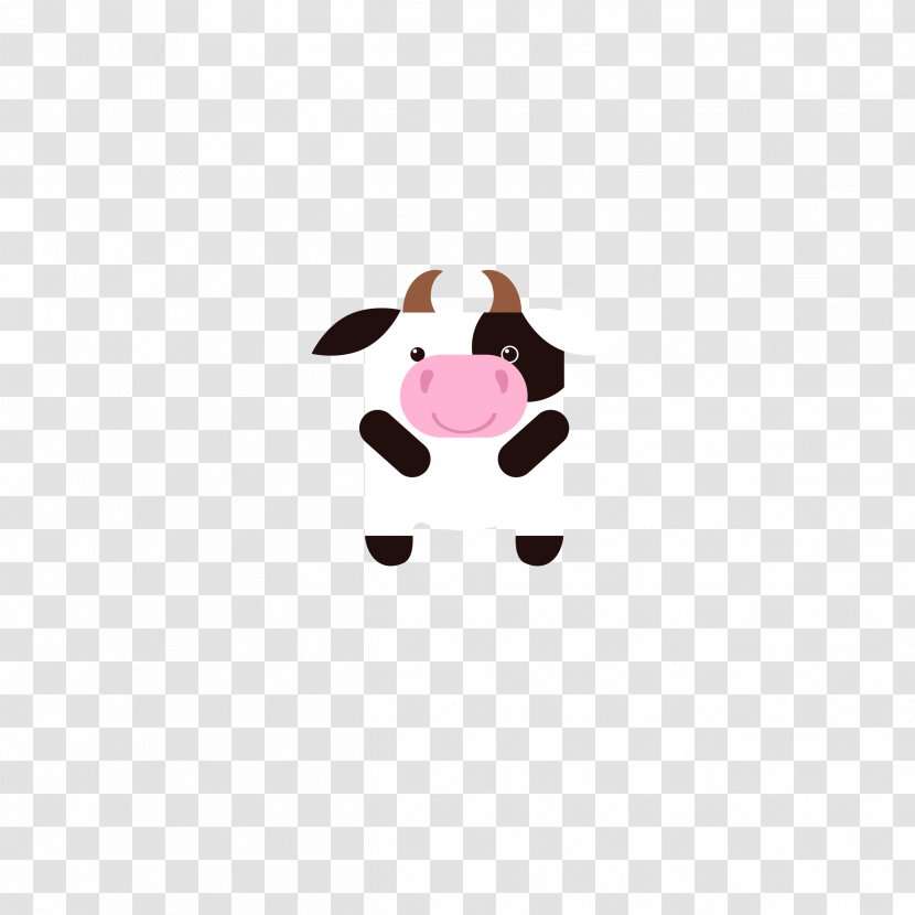 Cattle Square Animals Milk - Dairy - Cow Transparent PNG