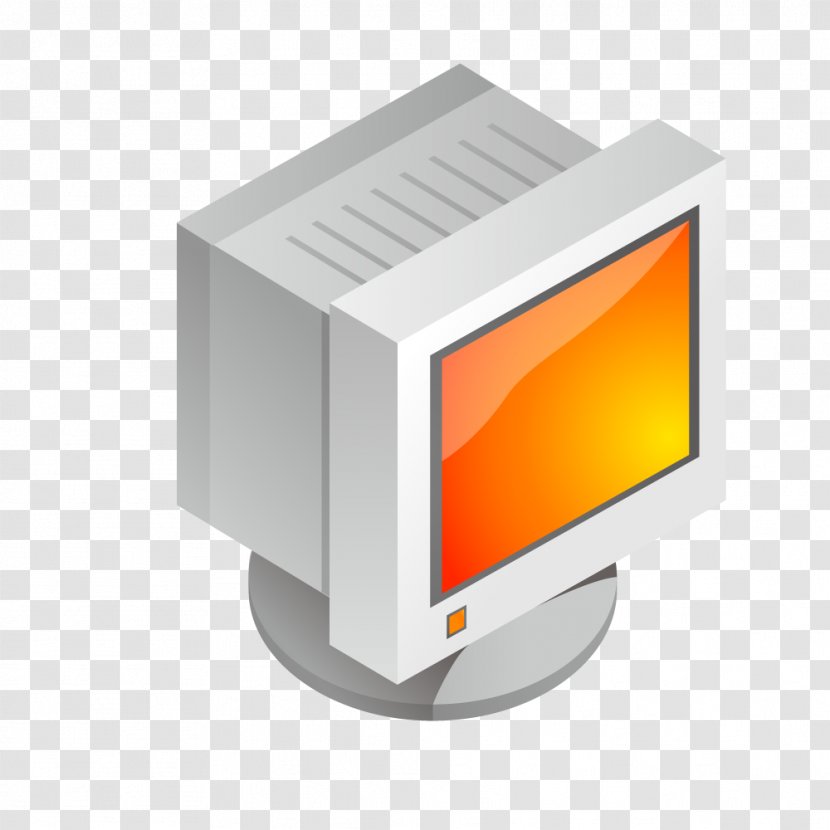 Laptop Desktop Computers Computer Monitors - Silver Thick Square TV Transparent PNG