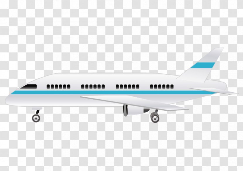 Airplane Narrow-body Aircraft - Air Travel - Vector Cartoon Transparent PNG