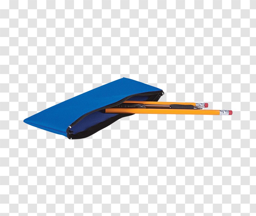 Product Design Angle - Electric Blue - Zipper Pencil Case Transparent PNG